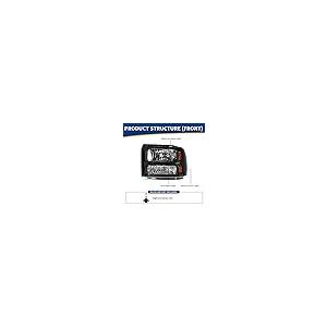 AUTOSAVER88 スーパーデューティ/ 05フォードエクスカーションヘッドライトアセンブリ ドライバーと助手席サイド ブラッ 並行輸入品_4