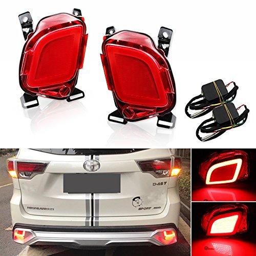 GTINTHEBOX LEDリアバンパーリフレクターライト 2個 GTINTHEBOX LED Rear Bumper Refle 並行輸入品の画像