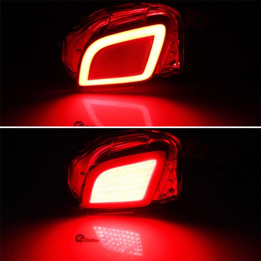 GTINTHEBOX LEDリアバンパーリフレクターライト 2個 GTINTHEBOX LED Rear Bumper Refle 並行輸入品の画像