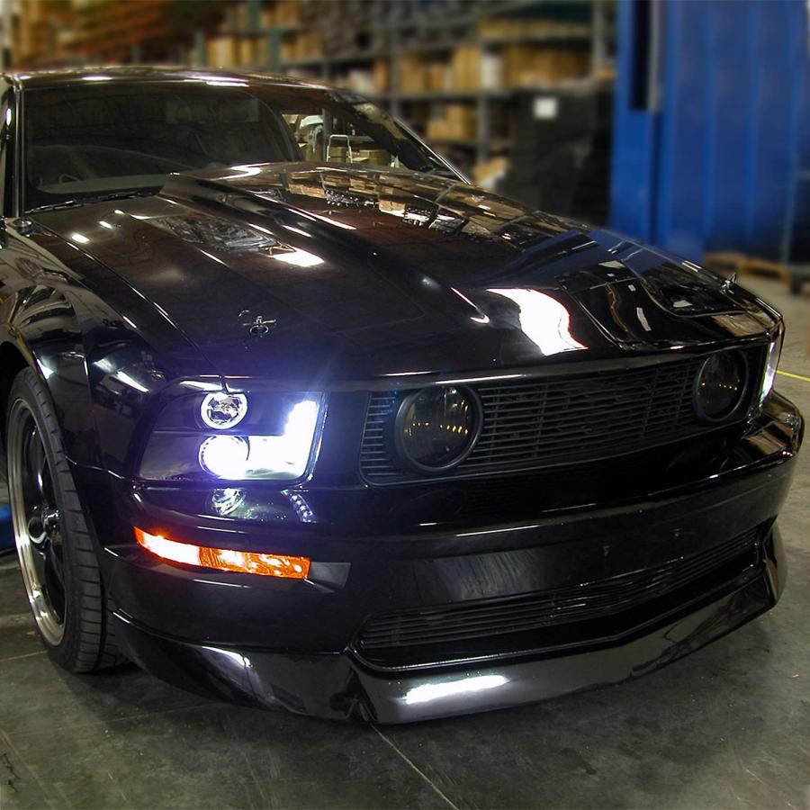 Spec D Tuning LHP MST05JM TM ブラック プロジェクター ヘッドライト (Halo LED) Spec  並行輸入品の画像