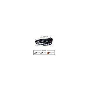 【並行輸入品】Spec D Tuning 2LHP EVO08G 8 TM ブラックプロジェクターヘッドライト (スモークレンズ付き光沢ハウジンの画像