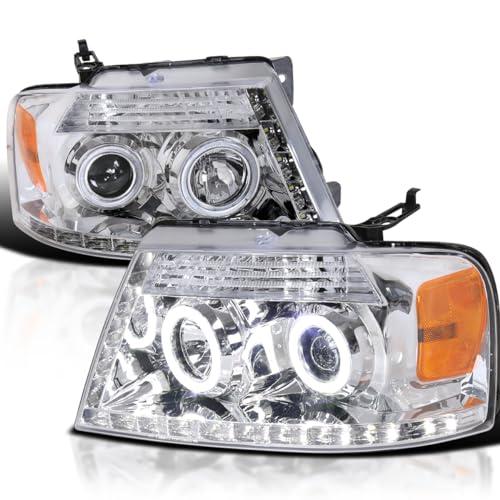 【並行輸入品】Spec D Tuning 2LHP F15004 8 RS プロジェクターヘッドライト (04 08 フォード F150 R8)の画像