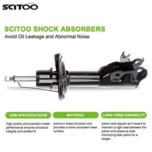 【並行輸入品】SCITOO ショック フロントガスストラット ショックアブソーバー SCITOO Front Shocks Set of 2 fの画像