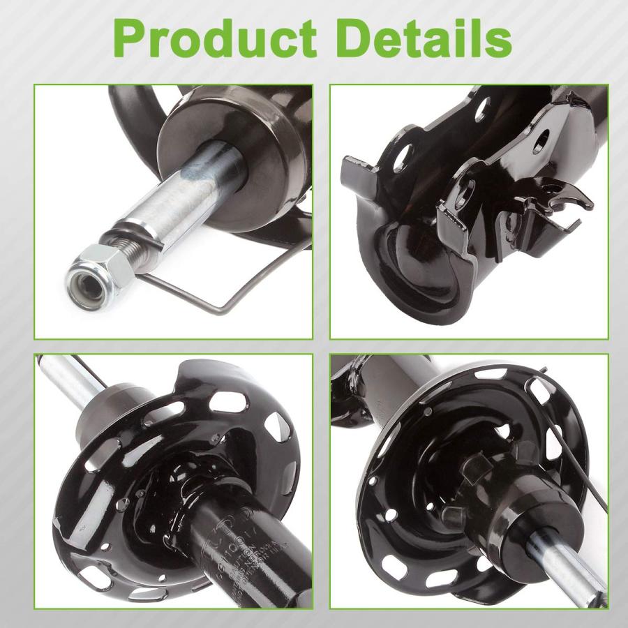 【並行輸入品】SCITOO ショック フロントガスストラット ショックアブソーバー SCITOO Front Shocks Set of 2 fの画像