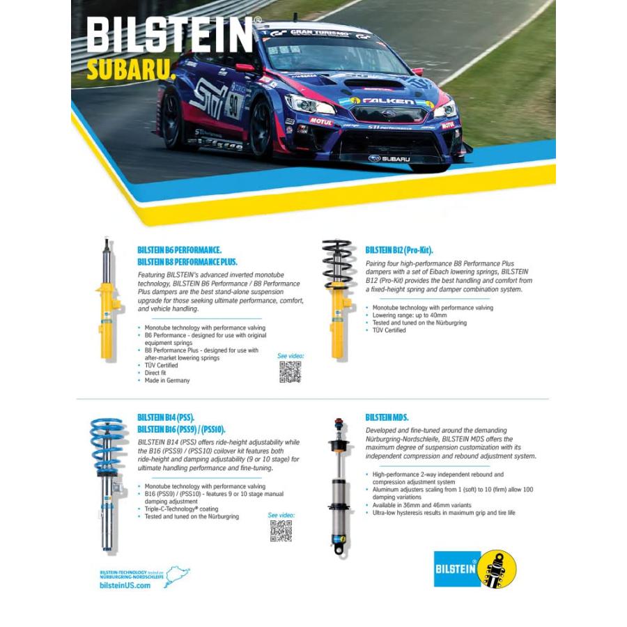 Pair Bilstein B6 Rear Shocks Struts For Subaru Legacy 2005 2006 並行輸入品_5