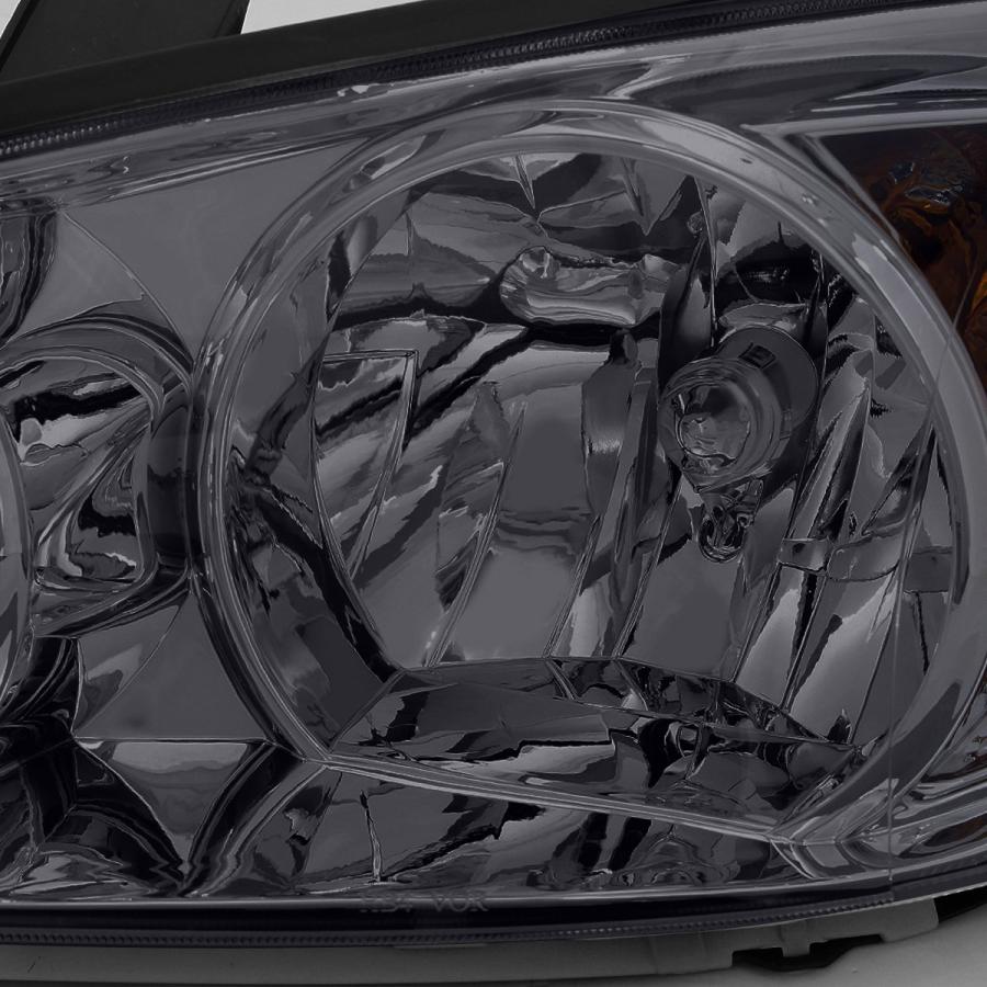 Auto Dynasty Pair of Smoked Housing Amber Corner Headlight Assem 並行輸入品の画像