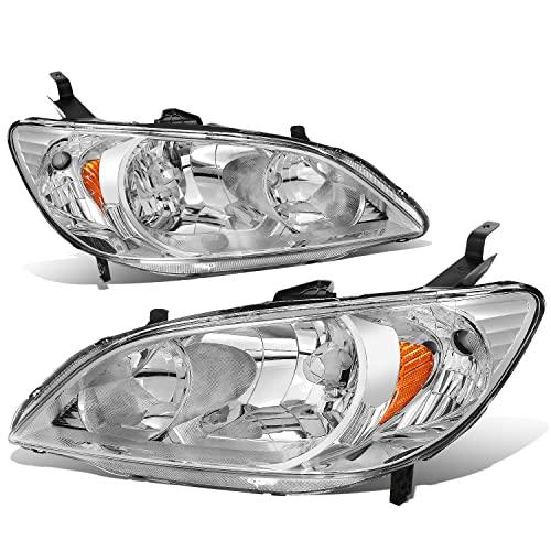 Auto Dynasty Headlights Assembly Compatible with 2004 2005 Honda 並行輸入品の画像