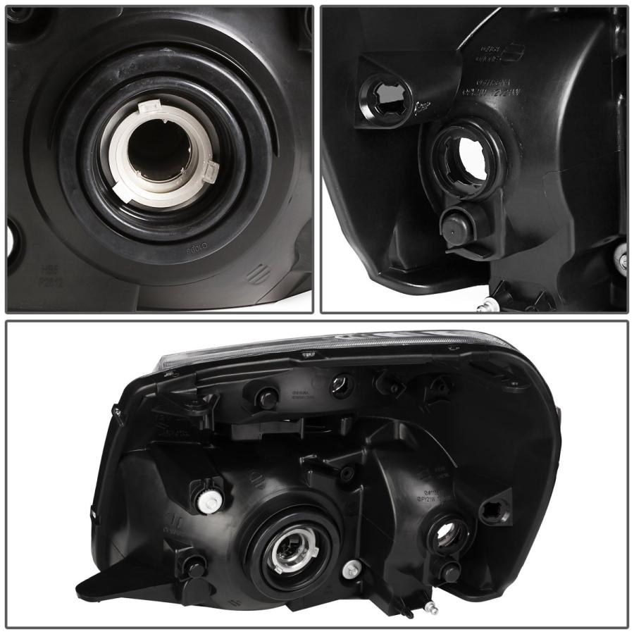 【並行輸入品】シボレーエクイノックスSUVスポーツ4ドアペア交換用ブラックハウジングクリアコーナーヘッドライトランプ。 Auto Dynastyの画像