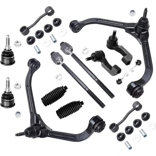 【並行輸入品】デトロイト車軸 フロントサスペンションキット 12個 2002 2003 2004 Jeep Liberty 2.4L & 3