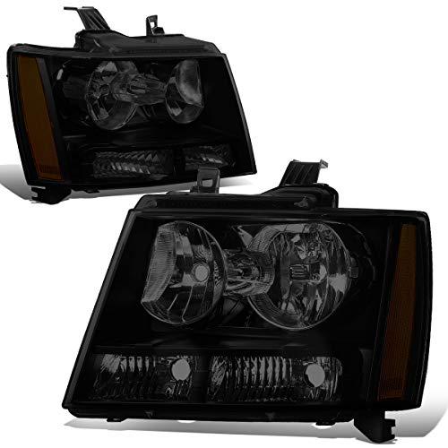 【並行輸入品】DNA MOTORING HL OH CSA07 BK SM AM ペアヘッドライト 07 14 Chevy Tahoe Subuの画像