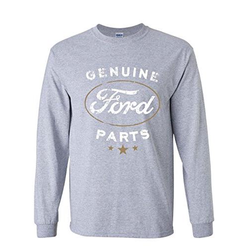 純正フォードパーツ長袖Tシャツ アンティーク調フォードロゴTシャツ US サイズ: Large カラー: グレイ Genuine  並行輸入品｜wid-grab｜02