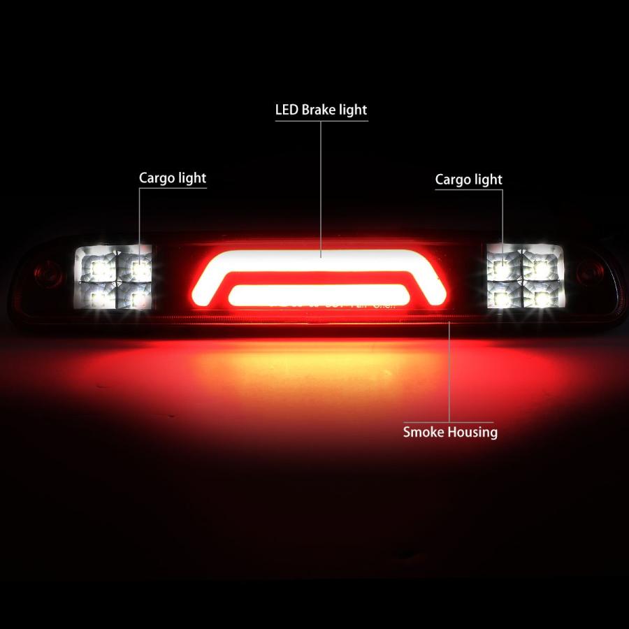 【並行輸入品】DNA MOTORING ブラック 3BL FSPRAN99 3D LED BK LED 第3サードブレーキライト [B Fシリーの画像