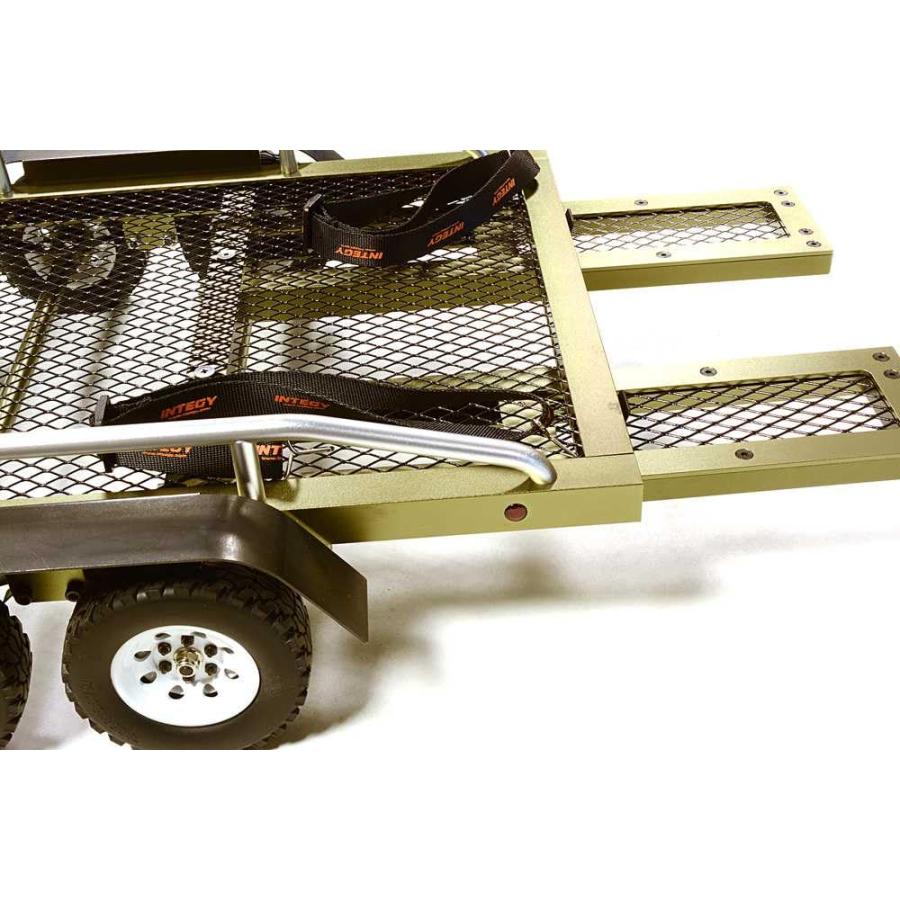 RC Model Machined Alloy Flatbed Dual Axle Car Trailer Kit for 1/1 並行輸入品_6