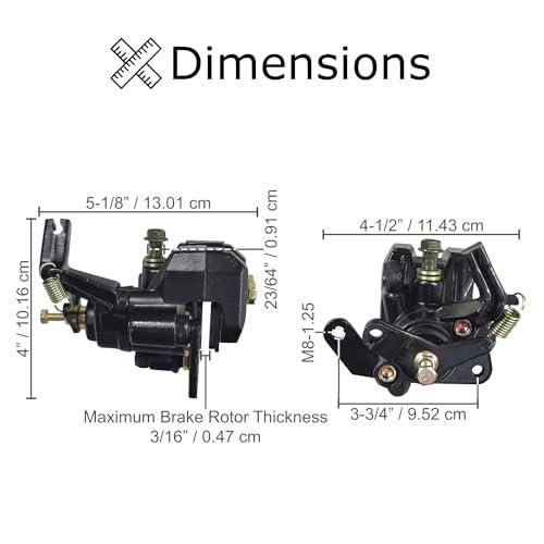 【並行輸入品】AlveyTech リアブレーキキャリパー 150cc Kandi Go Karts \u0026 Dune Buggies用 AlveyTの画像