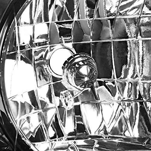 Auto Dynasty Pair of Black Housing Clear Corner Headlight Assemb 並行輸入品の画像