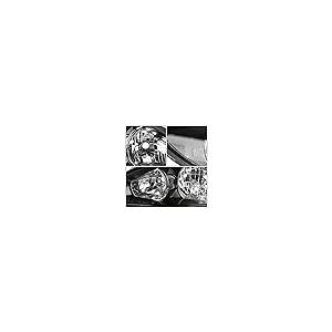 Auto Dynasty Pair of Black Housing Clear Corner Headlight Assemb 並行輸入品の画像