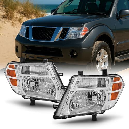 【並行輸入品】08 09 10 11 12 パスファインダー SUV ハロゲンタイプ ヘッドライト フロントランプ 直接交換 左右ペア AKKOの画像