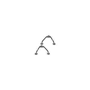 【並行輸入品】 Front Upper Control Arm with Ball Joint Set Compatible with 1997_2