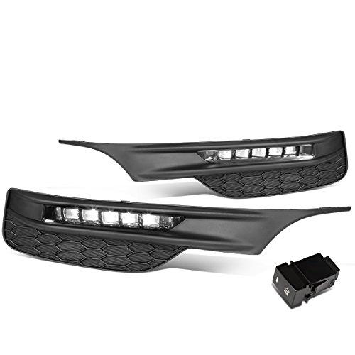 【並行輸入品】DNA MOTORING FL ZTL 257 CH LEDフォグライト ベゼル&スイッチドライバー&助手席側 視認性向上 [16_1