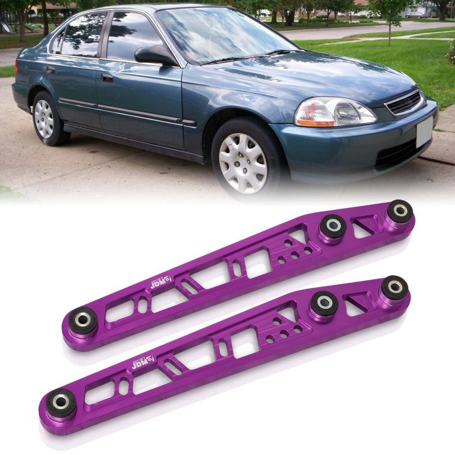 【並行輸入品】 AJP Distributors Purple JDM Aluminum LCA Rear Lower Control Armsの画像