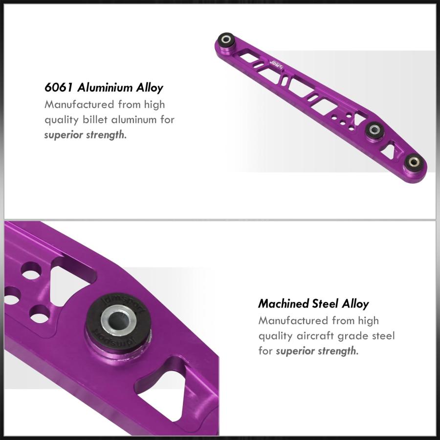 【並行輸入品】 AJP Distributors Purple JDM Aluminum LCA Rear Lower Control Armsの画像