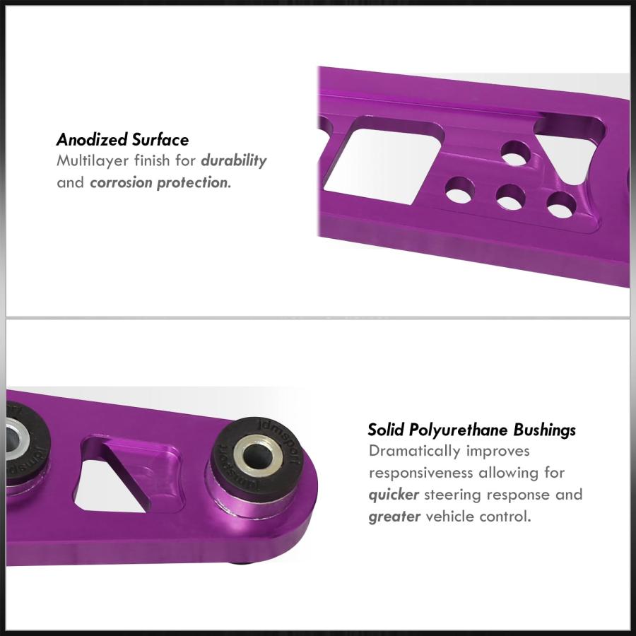 【並行輸入品】 AJP Distributors Purple JDM Aluminum LCA Rear Lower Control Armsの画像