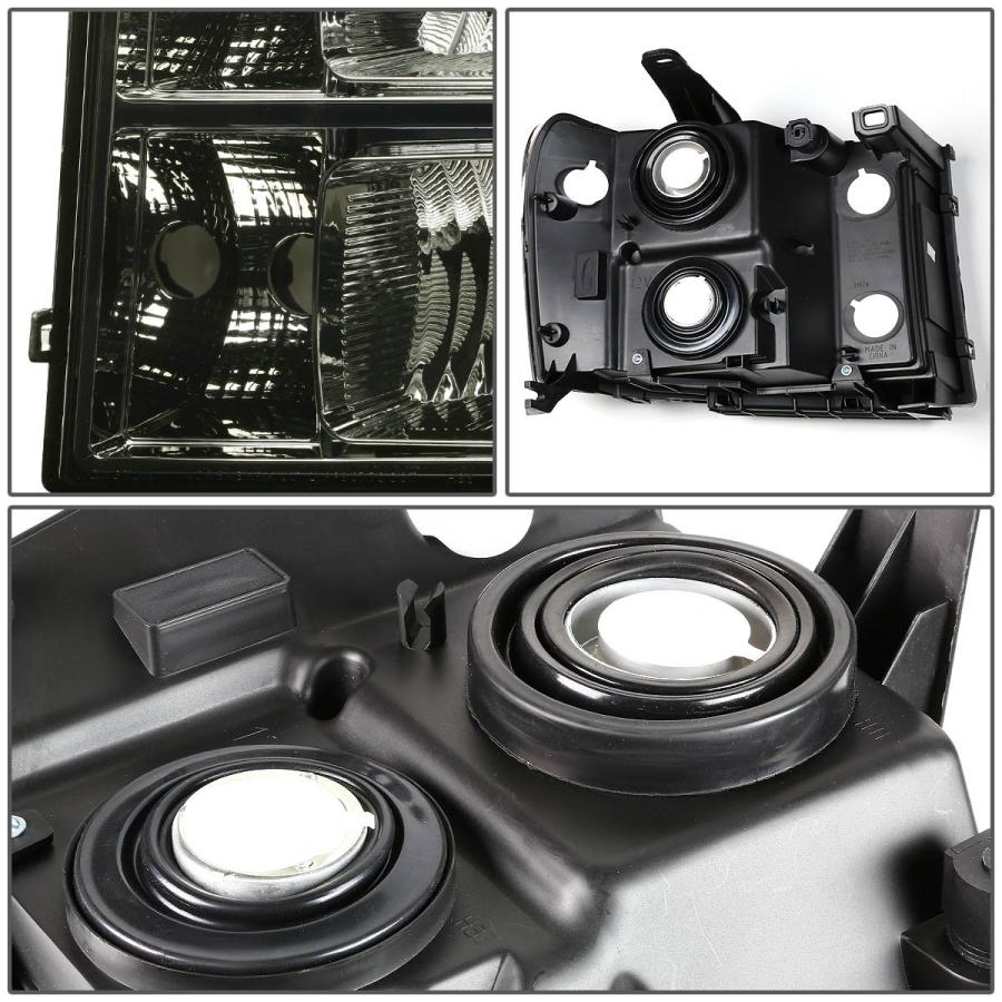【並行輸入品】DNA MOTORING HL OH GMCSIE07 SM CL1 スモークレンズヘッドライト交換用 07 13 Sierraの画像