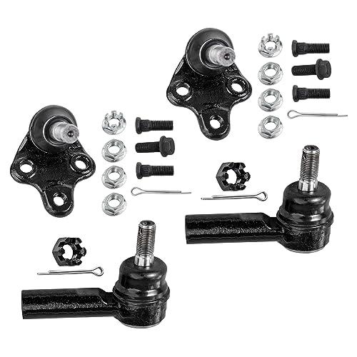 【並行輸入品】 Detroit Axle   Front Tie Rods Ball Joints for Toyota 1996 2002 Cの画像