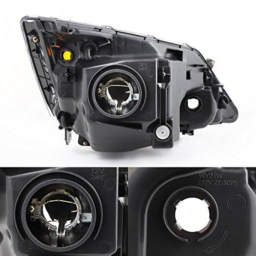 【並行輸入品】AKKON   2007 2008 2009 2010 2011 ホンダ CR V ドライバーと助手席側ヘッドライト ヘッドランプの画像