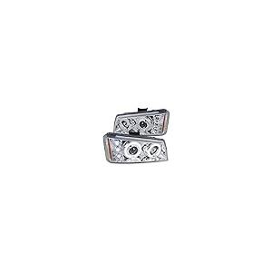 Spec D Tuning Projector LED Headlights + Bumper Lights Compatibl 並行輸入品の画像