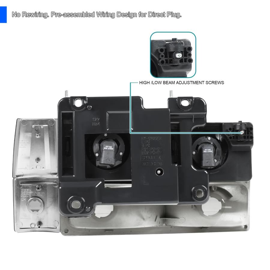 【並行輸入品】 Spec D Tuning Halo LED Chrome Projector Headlights Bumper Lights_6