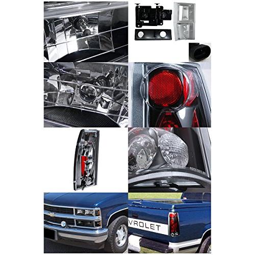 【並行輸入品】 Spec D Tuning Black Headlights + Bumper & Corner Lamps + LED Bum_3