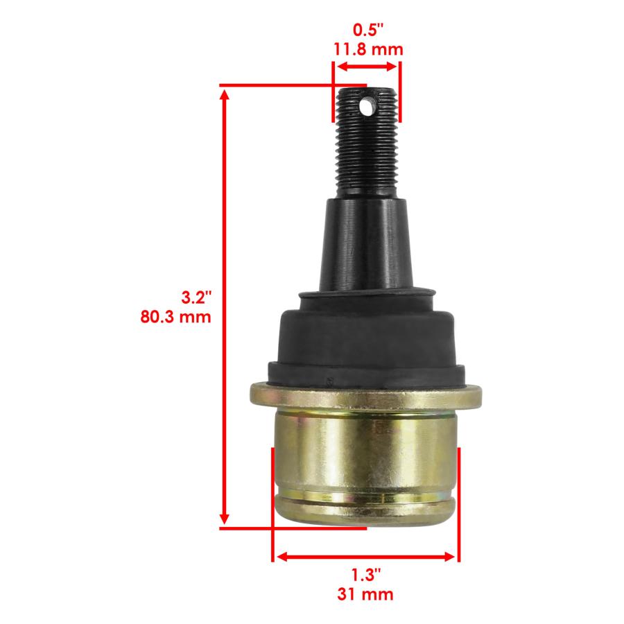 【並行輸入品】 Caltric Upper and Lower Ball Joint Compatible With Can am Commanの画像
