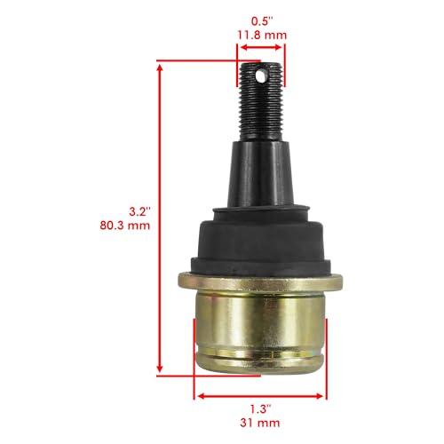 【並行輸入品】 Caltric Upper and Lower Ball Joint Compatible With Can am Commanの画像