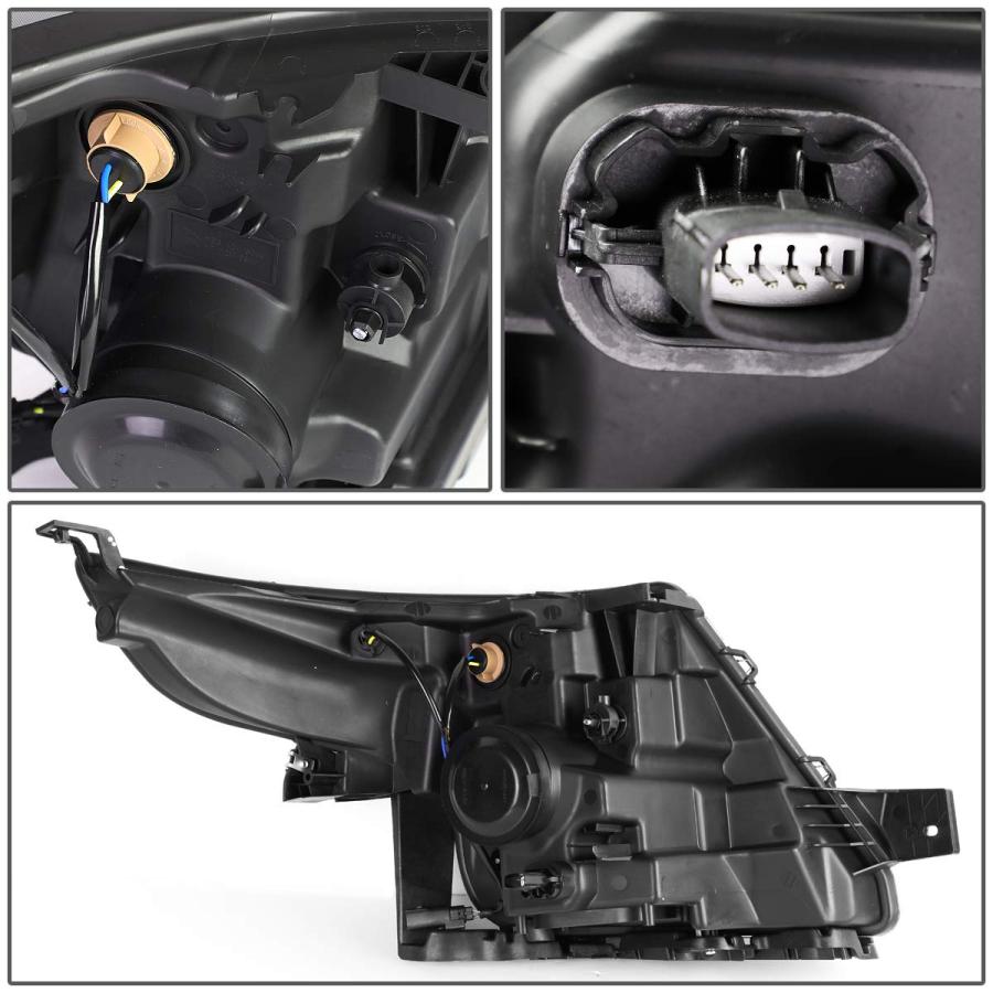 【並行輸入品】DNA MOTORING HL OH FEXP11 BK AM ブラックアンバー プロジェクターヘッドライト交換用 11 15 Eの画像