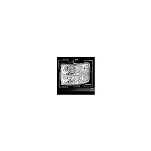 【並行輸入品】DNA MOTORING HL OH CSIL07 CH CL1 クロームハウジングヘッドライト ペア 07 13 シルバラードの画像