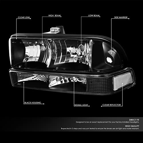 【並行輸入品】DNA Motoring HL OH S10984P BK CL1 ブラックハウジング クリアコーナーヘッドライト交換用 98 0の画像