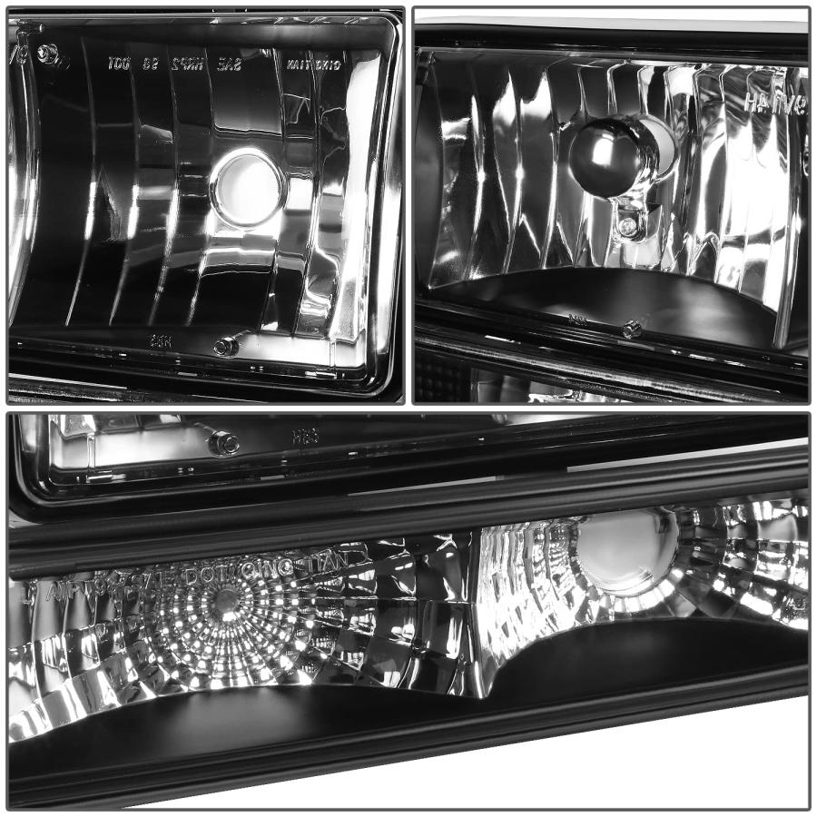 【並行輸入品】DNA Motoring HL OH S10984P BK CL1 ブラックハウジング クリアコーナーヘッドライト交換用 98 0の画像