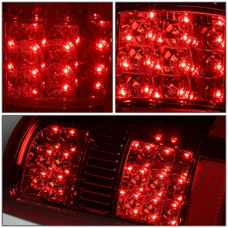 GMC Sierra 1500/2500HD/3500HD ペア 3D LED C型 テールライト リアブレーキランプ LED S 並行輸入品の画像