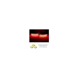 iJDMTOY レッドレンズ 80 SMD LEDバンパーリフレクターライト レクサス2013 2018 ES、2013 2020 並行輸入品の画像