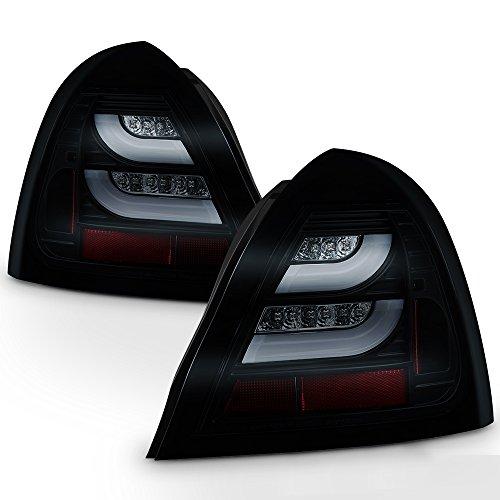 04 08 ポンティアック グランプリ ブラック スモーク リア LED テールライト ブレーキランプ 交換用ペア 左+右 AKK 並行輸入品の画像