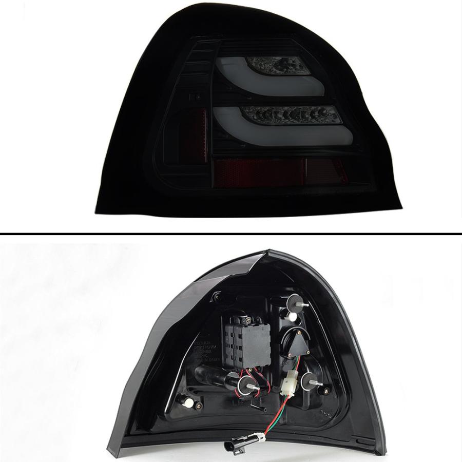 04 08 ポンティアック グランプリ ブラック スモーク リア LED テールライト ブレーキランプ 交換用ペア 左+右 AKK 並行輸入品の画像