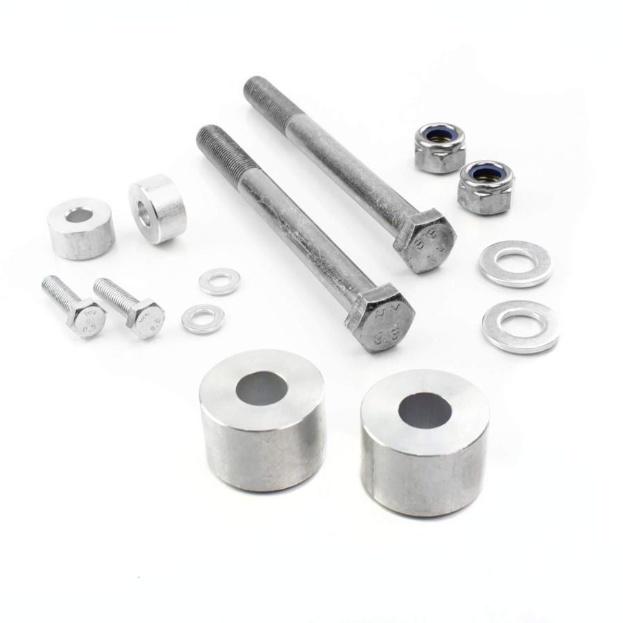 WULF 3" Front 1.5" Rear Leveling Lift Kit with Diff Drop and Ext 並行輸入品_6
