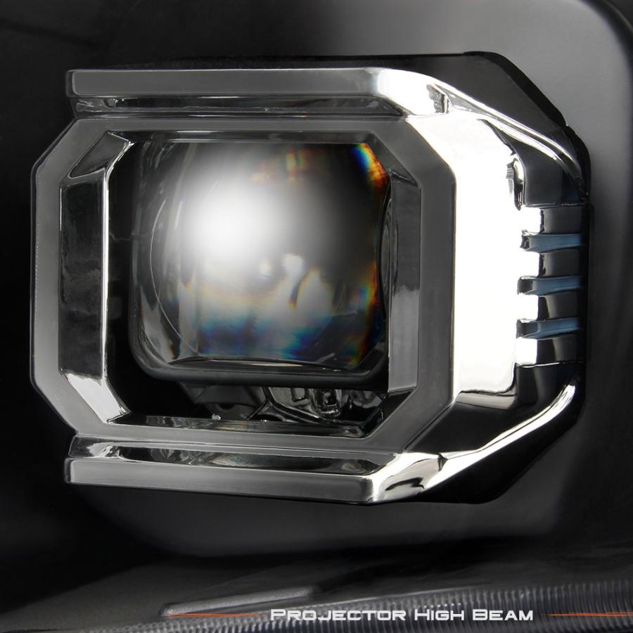 【並行輸入品】2008〜16年式 Freightliner Cascadia デュアルプロジェクターヘッドライトアセンブリ ブラックハウジングの画像