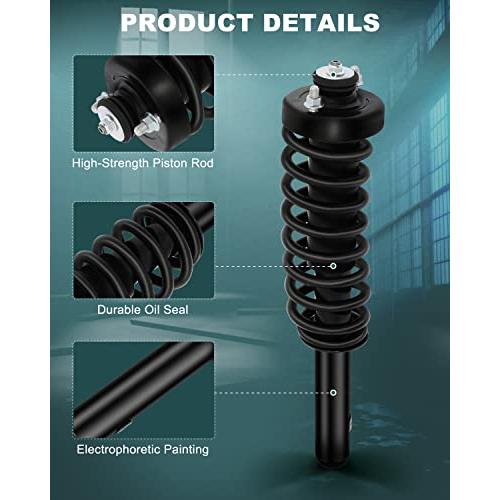 【並行輸入品】 AUTOMUTO Strut Spring Assembly Front Pair Shock Absorber Fit 199の画像