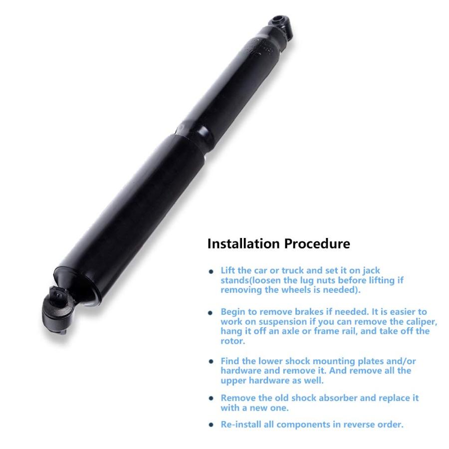 Shocks Struts,ECCPP Front Rear Shock Strut Absorbers Kits Compat 並行輸入品の画像