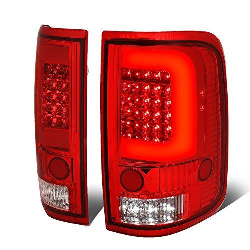 クロムレッドレンズ 3D LEDストライプ バーテールライト ブレーキ/リバースランプ 交換用 フォードF150 Lobo 04  並行輸入品の画像