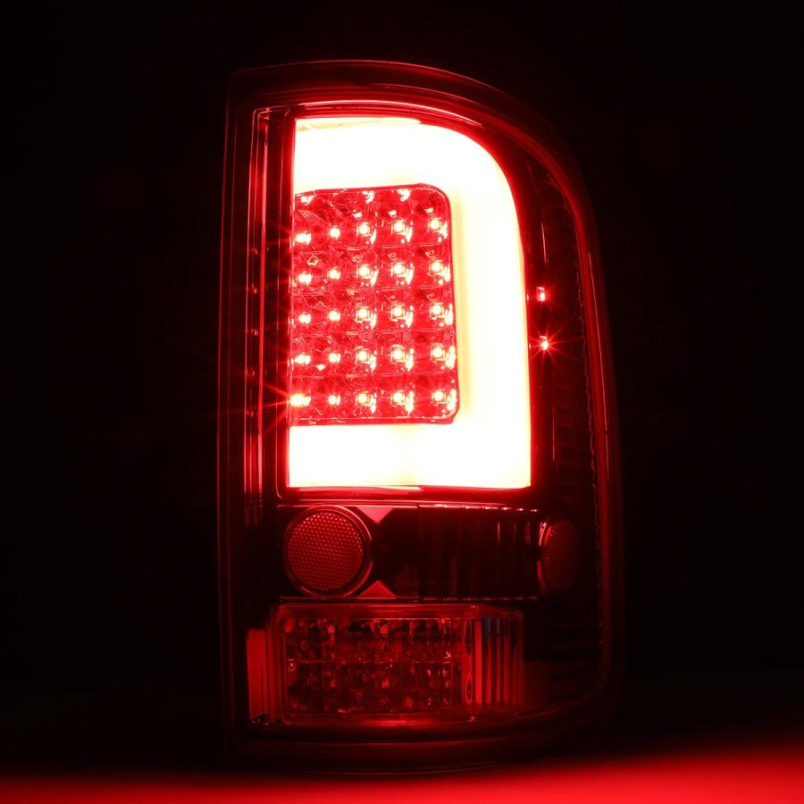 クロムレッドレンズ 3D LEDストライプ バーテールライト ブレーキ/リバースランプ 交換用 フォードF150 Lobo 04  並行輸入品の画像