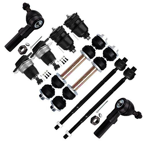 SCITOO 10pcs Suspension Kit Front Inner Tie Rod End Front Outer 並行輸入品_1
