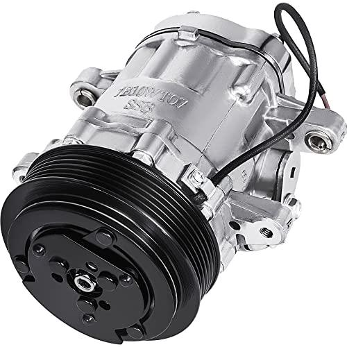 Mophorn CO7176C サンデンスタイル ユニバーサルエアコン ACコンプレッサー 7176 SD7B10 2010061 並行輸入品の画像